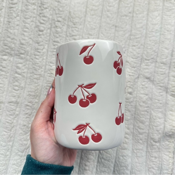 Rae Dunn Cherry Mug - Picture 3 of 9